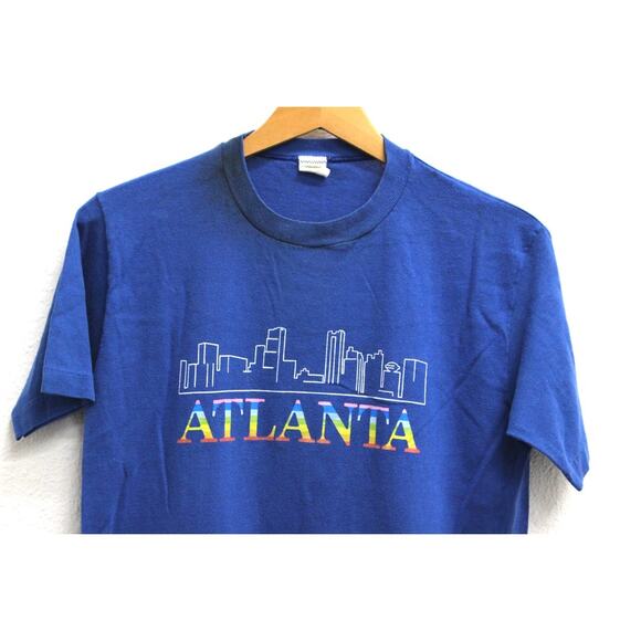 Vintage Atlanta Georgia Skyline T Shirt Medium - Picture 2 of 10